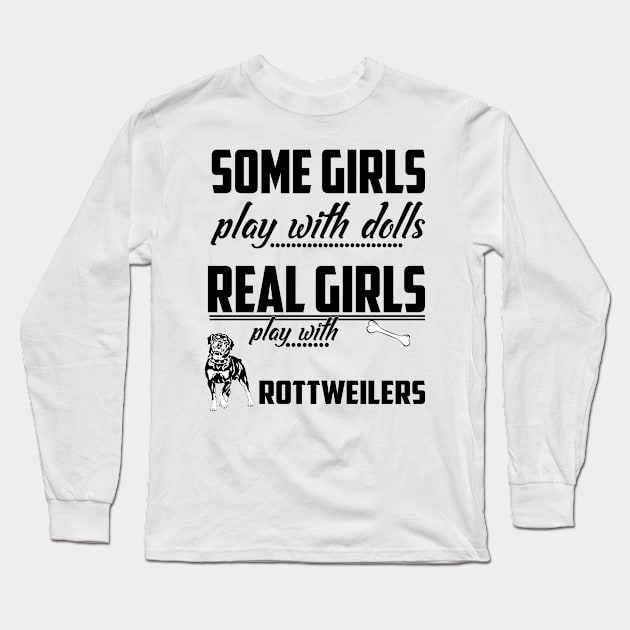 Rottweiler Long Sleeve T-Shirt by UniqueWorld